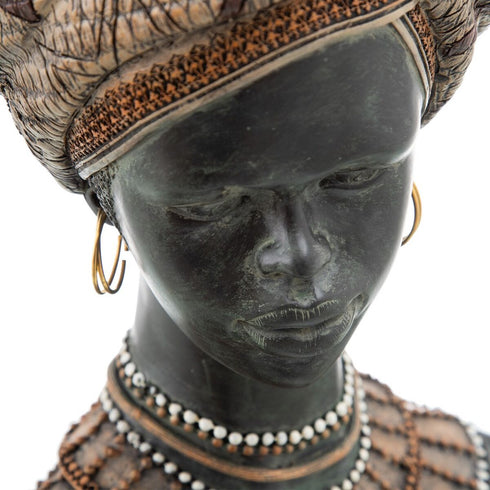 Figura Decorativa 28,5 x 19 x 51 cm Africana